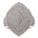 9ct Yellow Gold 2.00ct Brilliant Cut Diamond Cluster Ring