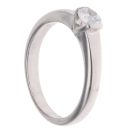 9ct White Gold Cubic Zirconia Single Stone Ring