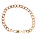 9ct Yellow Gold Curb Bracelet 8"