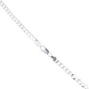 Silver Curb Chain 18"  by Icesia