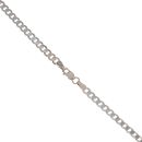 9ct White Gold Curb Chain 16"