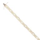 9ct Yellow Gold Gate Bracelet 7"