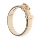 9ct Yellow Gold Plain Buckle Ring