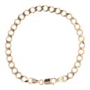9ct Yellow Gold Curb Bracelet 8.5"