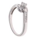 9ct White Gold 0.30ct Brilliant Cut Diamond Solitaire Ring