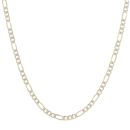 9ct Yellow Gold Figaro Chain 18"