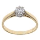 18ct Yellow Gold 0.33ct Brilliant Cut Diamond Solitaire Ring