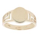9ct Yellow Gold Greek Key Signet Ring
