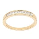 18ct Yellow Gold Diamond Eternity Ring by Anya Belle