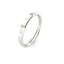 Platinum 2.5mm Soft Chamfered Edge Wedding Band