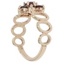9ct Yellow Gold Garnet Cluster Ring