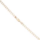 9ct Yellow Gold Square Curb Chain 18"