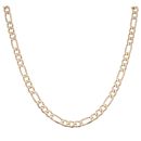 9ct Yellow Gold Figaro Chain 18"