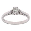 Platinum 0.25ct Brilliant Cut Diamond Solitaire Ring