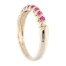 9ct Yellow Gold Ruby Eternity Ring