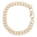 9ct Yellow Gold Spiral Bracelet 8"