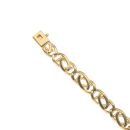 18ct Yellow Gold Fancy Bracelet 8.5"