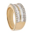 18ct Yellow Gold 0.75ct Diamond Fancy Ring