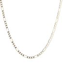 9ct Yellow Gold Figaro Chain 24"