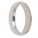 9ct White Gold Wedding Band 5.1mm