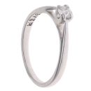 18ct White Gold 0.20ct Brilliant Cut Diamond Solitaire Ring