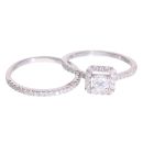 18ct White Gold 0.75ct Diamond Bridal Set