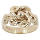 9ct Yellow Gold Plain Knot Ring