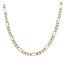 9ct Yellow Gold Figaro Chain 18"