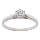 18ct White Gold 0.50ct Diamond Solitaire Ring