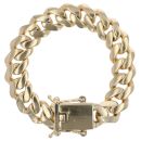 9ct Yellow Gold Curb Bracelet 7"
