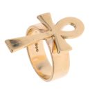 9ct Yellow Gold Ankh Fancy Ring