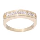 9ct Yellow Gold Cubic Zirconia Eternity Ring