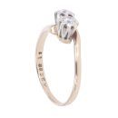 9ct Yellow Gold 0.20ct Diamond Two Stone Ring