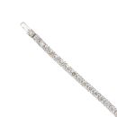 9ct White Gold 6.00ct Diamond Tennis 7" Bracelet