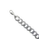 Silver Curb Bracelet 8.5" By Icesia Gents