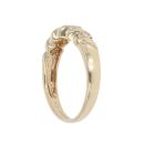 9ct Yellow Gold 0.10ct Diamond Five Stone Ring