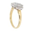 18ct Yellow Gold 1.50ct Brilliant Cut Diamond Cluster Ring
