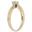 18ct Yellow Gold 0.33ct Brilliant Cut Diamond Solitaire Ring