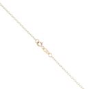 9ct Yellow And Rose Gold Rose Pendant And Chain 18"
