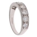 18ct White Gold 1.10ct Brilliant Cut Diamond Half Eternity Ring
