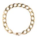 9ct Yellow Gold Curb Bracelet 8.5"