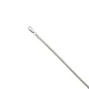 Silver Oval Franco Bracelet 8.5" By Icesia Gents