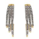 9ct Yellow Gold 0.50ct Brilliant Cut Diamond Triple Hoop Earrings