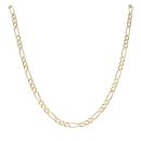 9ct Yellow Gold Figaro Chain 18"