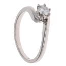 18ct White Gold 0.33ct Diamond Solitaire Ring