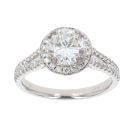 Platinum 2.00ct Diamond Cluster Ring