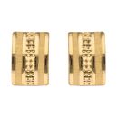 22ct Yellow Gold Dot Grain Stud Earrings
