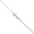 Silver Patterned Heart Pendant And Chain 18" By Icesia