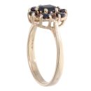 9ct Yellow Gold Sapphire Dress Ring