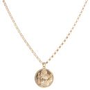 9ct Yellow Gold St George Pendant and Chain 24"